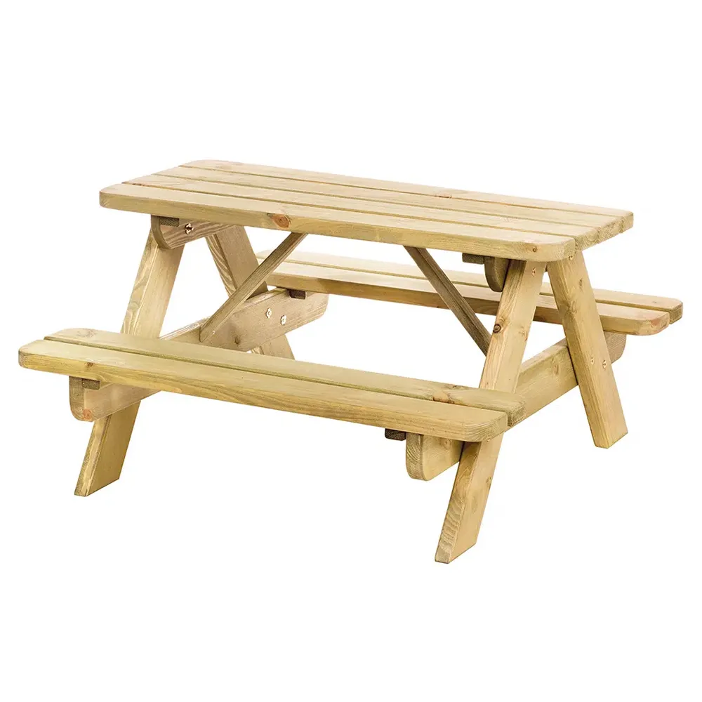 Vuren kinderpicknicktafel Bjorn 90x38,5 cm geïmpregneerd