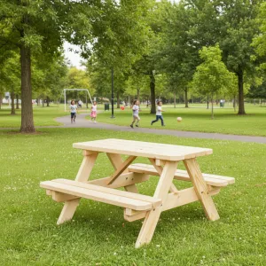 Vuren kinderpicknicktafel Bjorn 90x38,5 cm geïmpregneerd