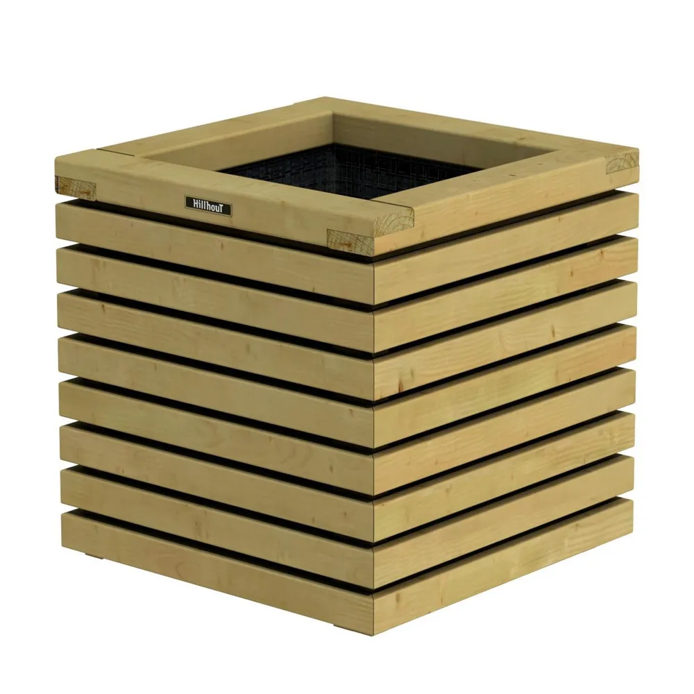 Vuren bloembak Elan 50 cm geïmpregneerd
