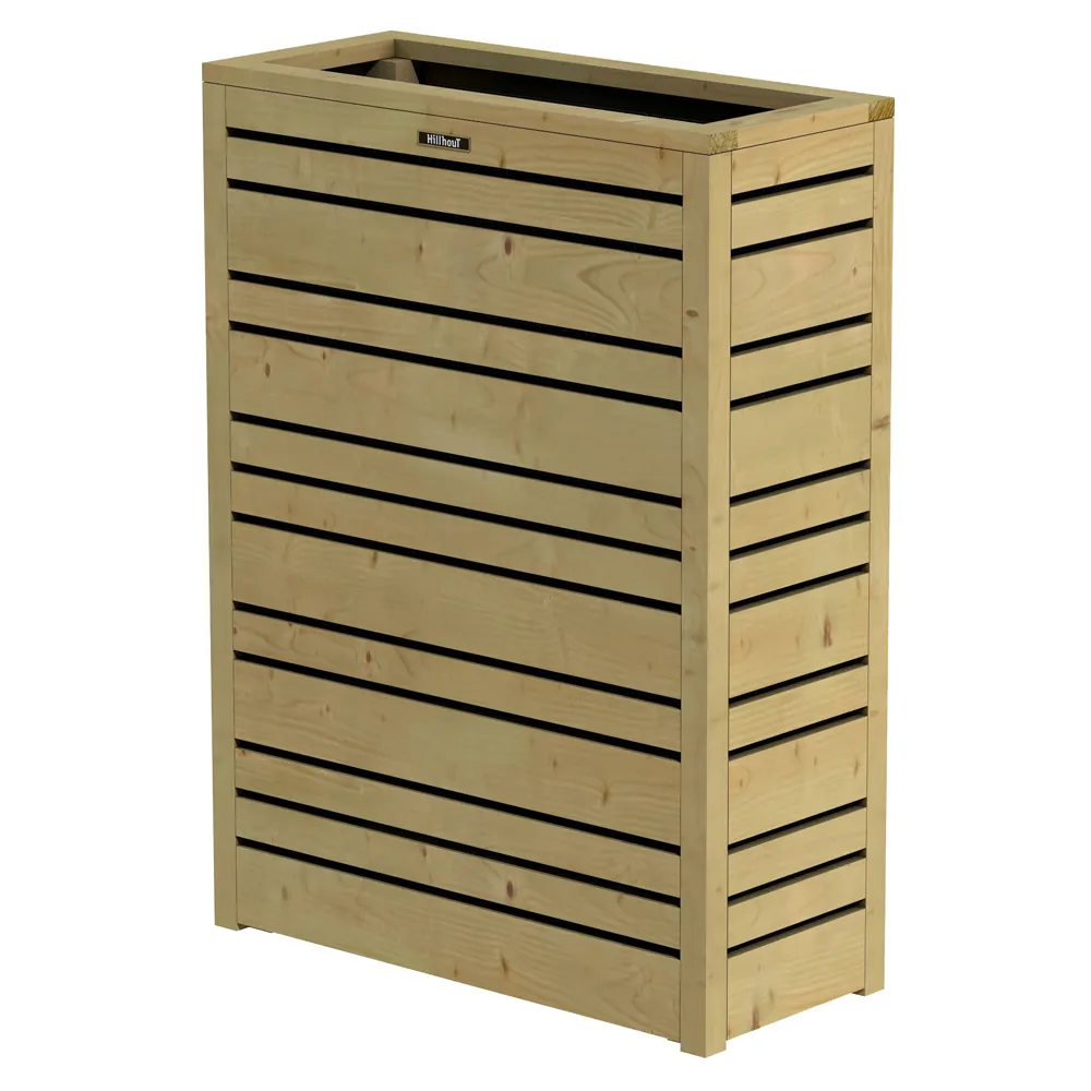 Vuren bloembak Flux 90 cm geïmpregneerd
