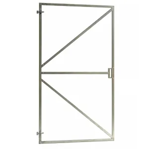 Stalen poortframe verstelbaar met slotkast 100x180 cm verzinkt