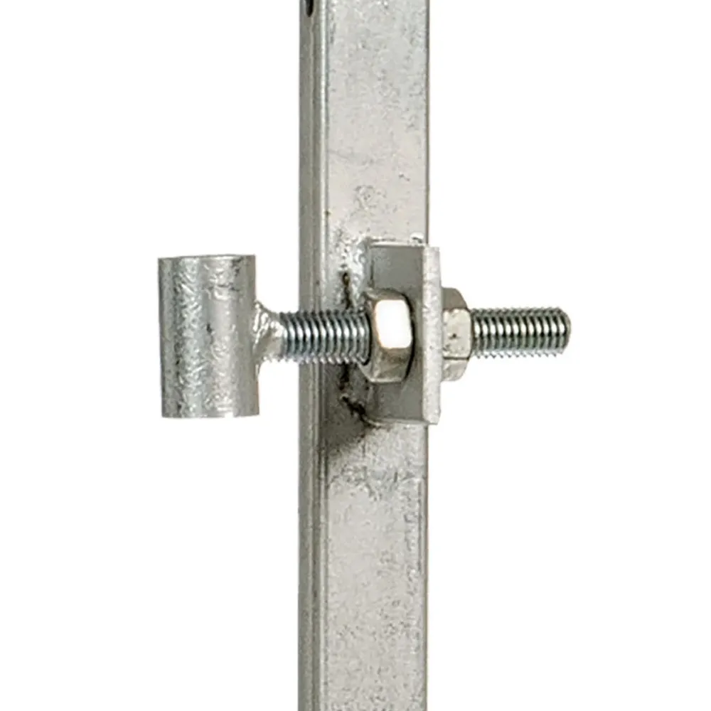 Stalen poortframe verstelbaar met slotkast 100x180 cm verzinkt