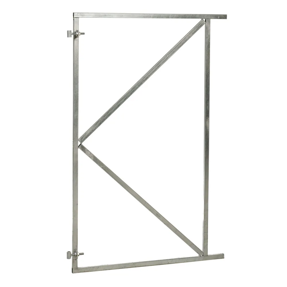 Stalen poortframe verstelbaar verzinkt 155 cm