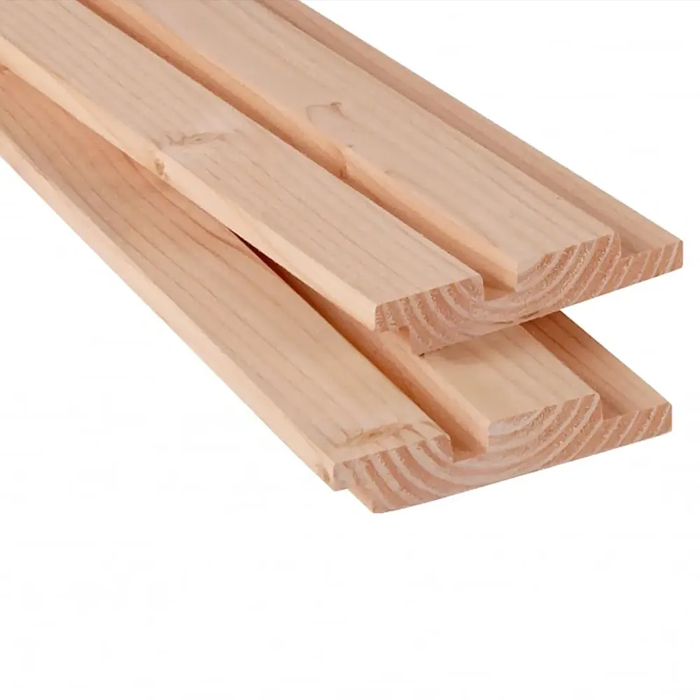 Douglas dubbel rhombusprofiel 27x145 mm geschaafd onbehandeld