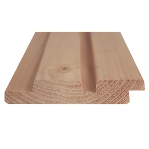 Douglas dubbel rhombusprofiel 27x145 mm geschaafd onbehandeld