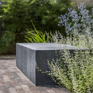 ArtiStone zitelement recht 200x60x40 cm Carbon