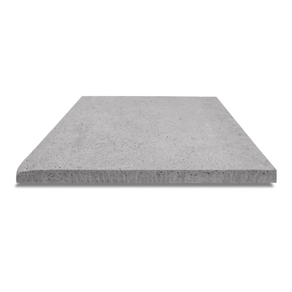 Artistone zwembadrand hoekstuk 90gr. 100x100x5 cm Grijs
