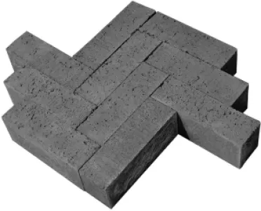 Artistone dikformaat 21x7x8 cm antraciet