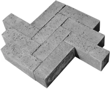 Artistone dikformaat 21x7x8 cm grijs