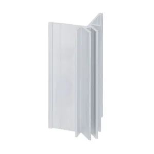 Keralit basis uitwendig hoekprofiel aluminium L= 4000 mm