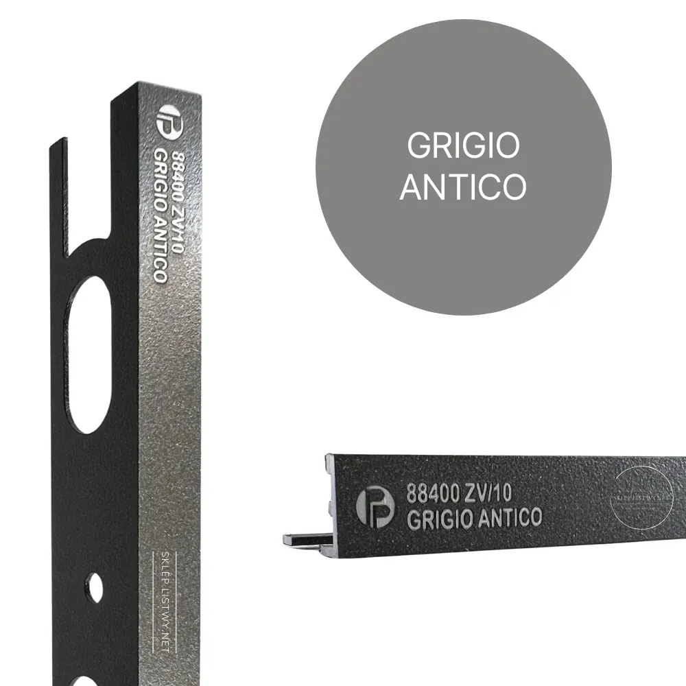 Tegelprofiel ProAngle ZV alu gecoat grigio antico L= 2700 mm
