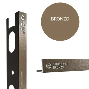 Tegelprofiel ProAngle ZV alu gecoat bronzo L= 2700 mm