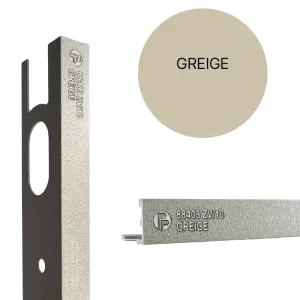 Tegelprofiel ProAngle ZV alu gecoat greige L= 2700 mm
