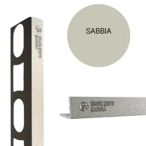 Tegelprofiel ProAngle ZV alu gecoat sabbia L= 2700 mm