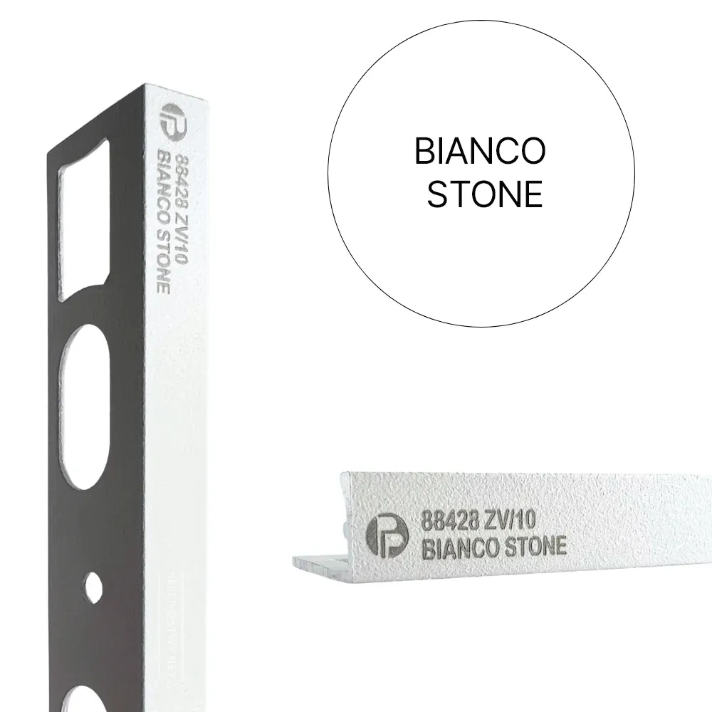 Tegelprofiel ProAngle ZV alu gecoat bianco stone L= 2700 mm