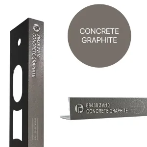Tegelprofiel ProAngle ZV alu gecoat concrete graphite L= 2700 mm