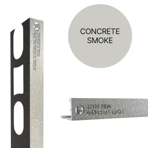 Tegelprofiel ProAngle ZV alu gecoat concrete smoke L= 2700 mm