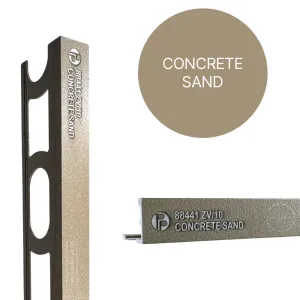 Tegelprofiel ProAngle ZV alu gecoat concrete sand L= 2700 mm