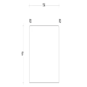 DTS dorpel blokprofiel 67x114 mm op maat