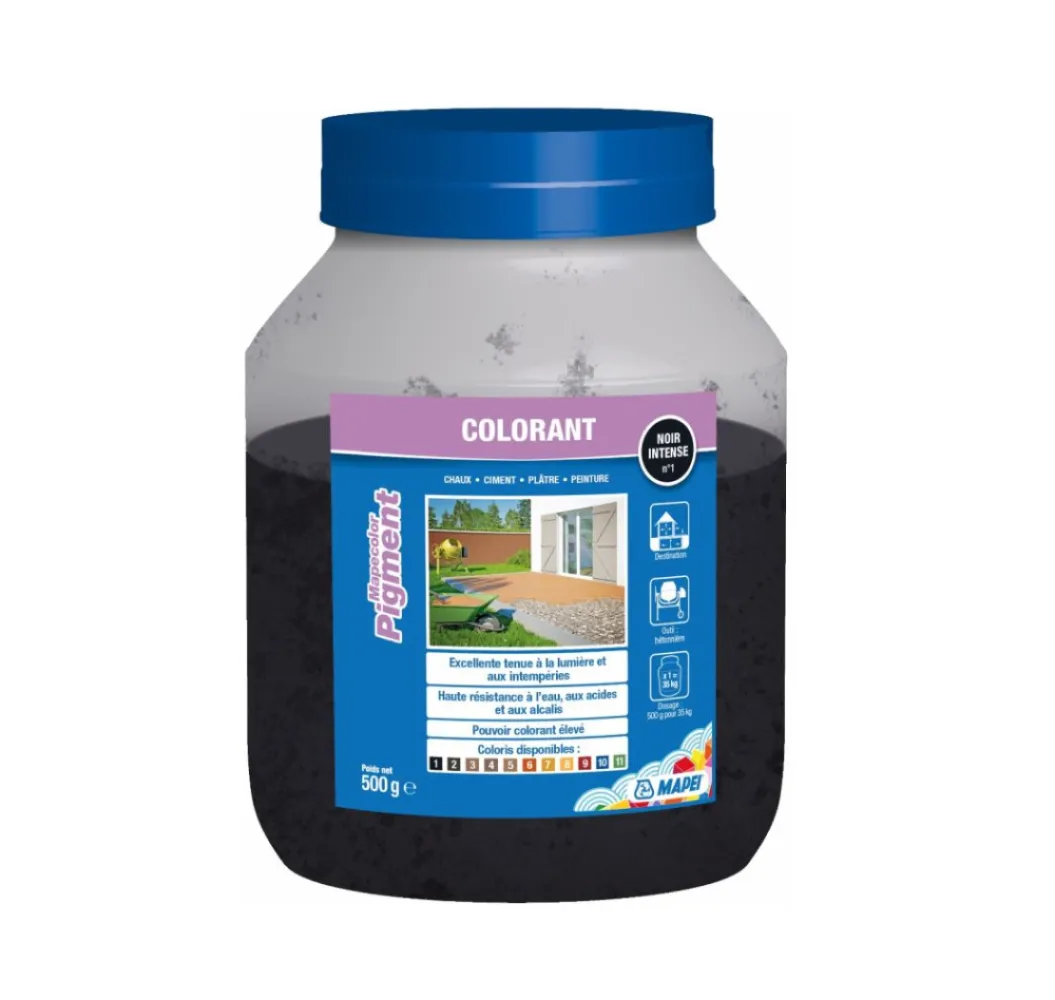 Mapei Mapecolor kleurstof zwart 0,5 kg pot