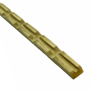 Vuren ventilatielat 21x45 mm geïmpregneerd