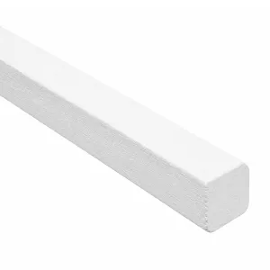 Glaslat FR1 meranti 17x17 mm L= 4600 mm gegrond