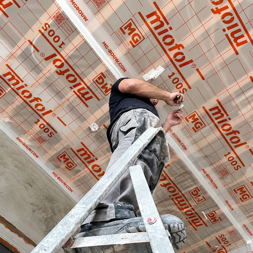VASTR Totaal tape 60 mm wit rol 25 m1