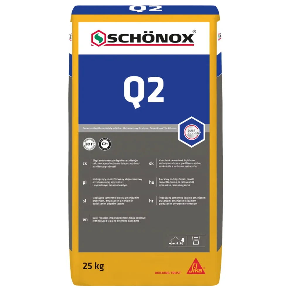 Schonox Q2 flexibele tegellijm zak 25 kg