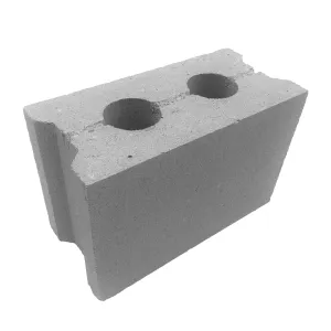 Grindbetonblok 14/19 grijs 290x140x190 mm