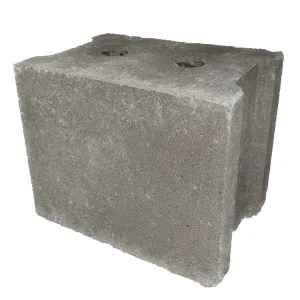 Grindbetonblok 20/24 grijs 325x200x240 mm