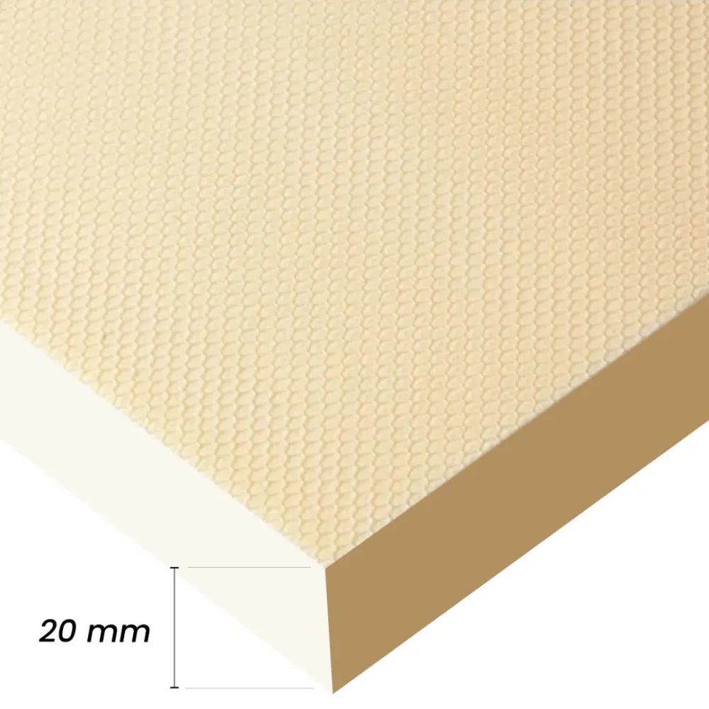 XPS 300 plaat recht 1250x600x20 mm