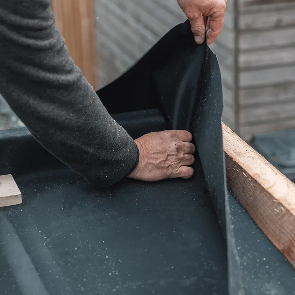 EPDM folie op maat breedte 4580 mm 