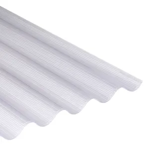 Golfplaat 3-wandig helder polycarbonaat 177/51