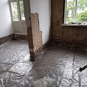 Bouwfolie T100 transparant 6x50 m