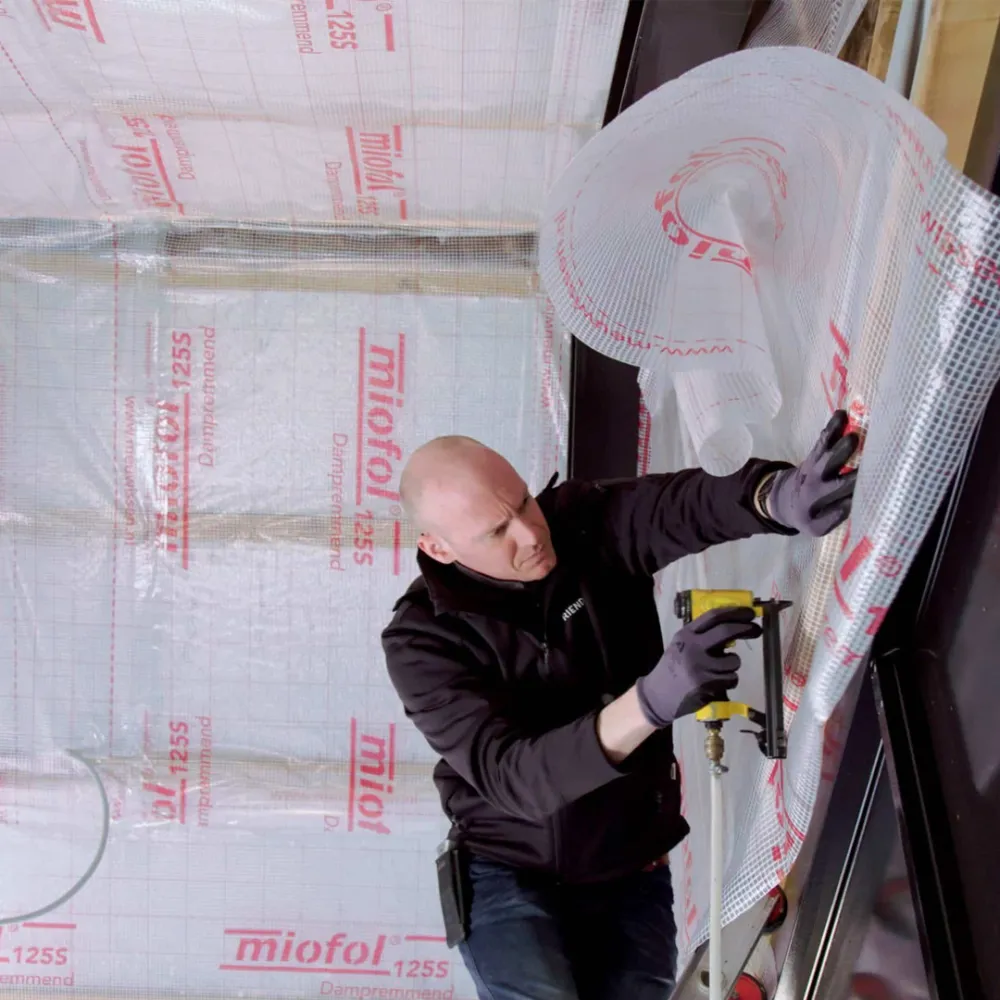 Miofol 125S dampremmende folie rol 1,5x50 m1