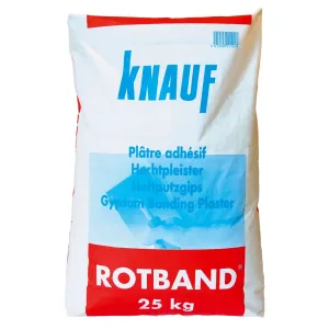 Knauf Roodband pleistergips zak 25 kg