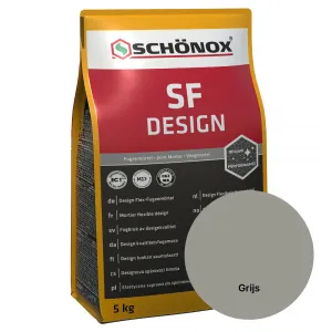 Schonox SF Design voegmortel grijs zk 5 kg 4 zk/ds