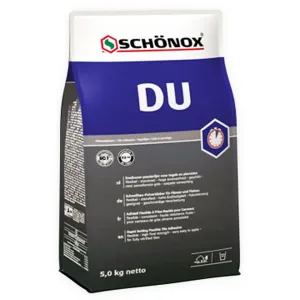 Schonox DU snelbouw poederlijm zak 5 kg
